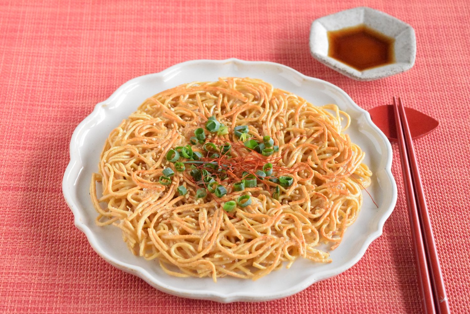 焼きうどん風アレンジ麺